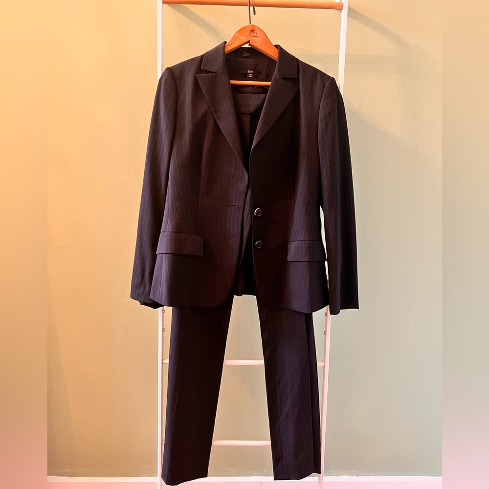 Hugo Boss classic pinstriped trouser suit